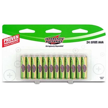 Interstate Batteries Alkaline Battery AAA - 24 Count IN601027